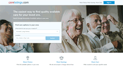 Desktop Screenshot of carelistings.com