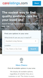 Mobile Screenshot of carelistings.com